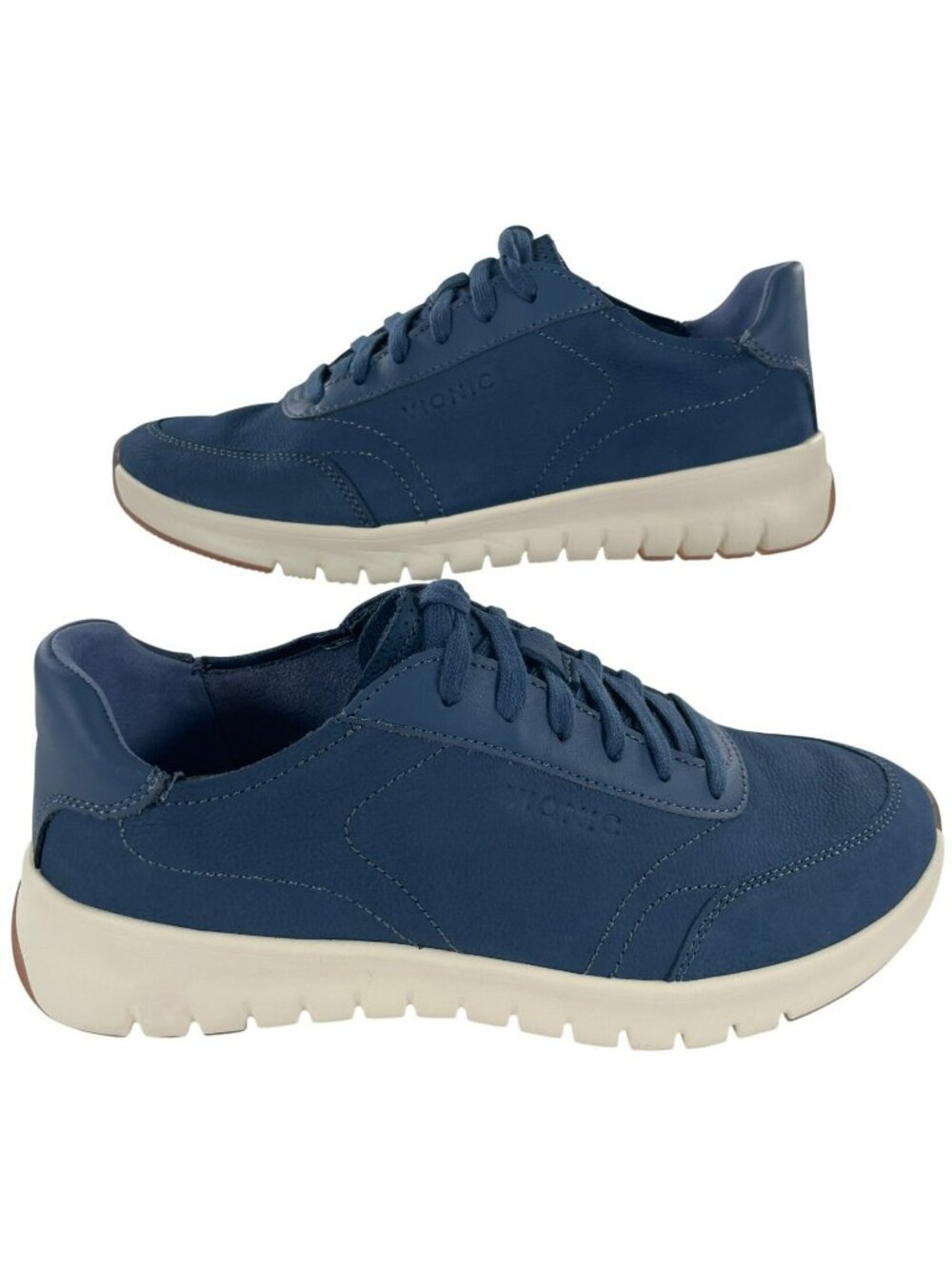Vionic Uptown Sneakers Dark Denim Blue Lightweight Casual Shoes Wmn’s Sz 9 W NEW - Picture 1 of 11